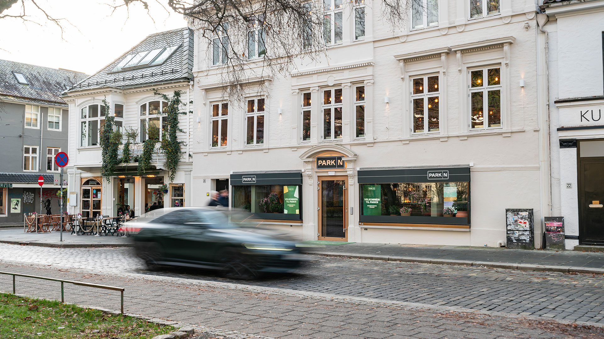 Fasaden til ParkN på Engen 20 i Bergen
